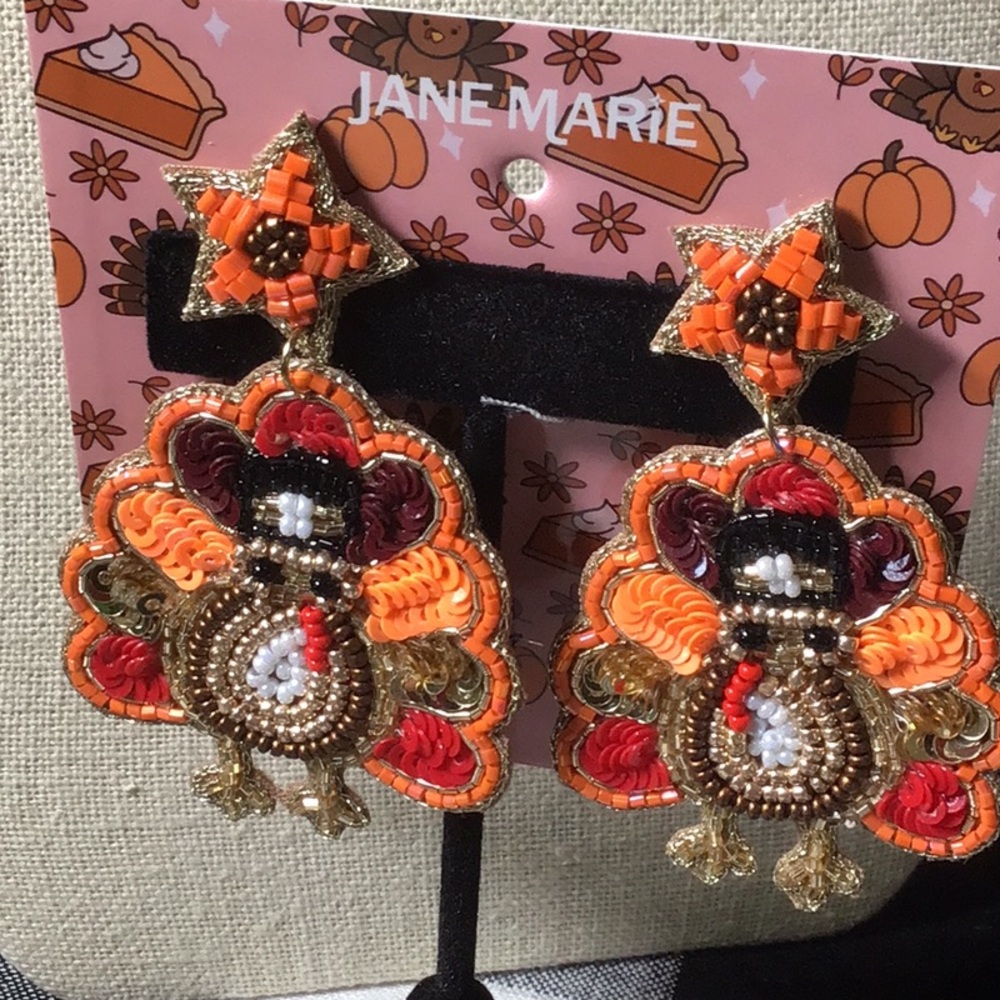 EARRINGS TURKEY TIME❤️❤️